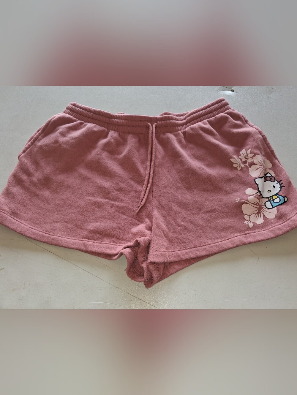 Women's Dusty Rose Drawstring Lounge Shorts